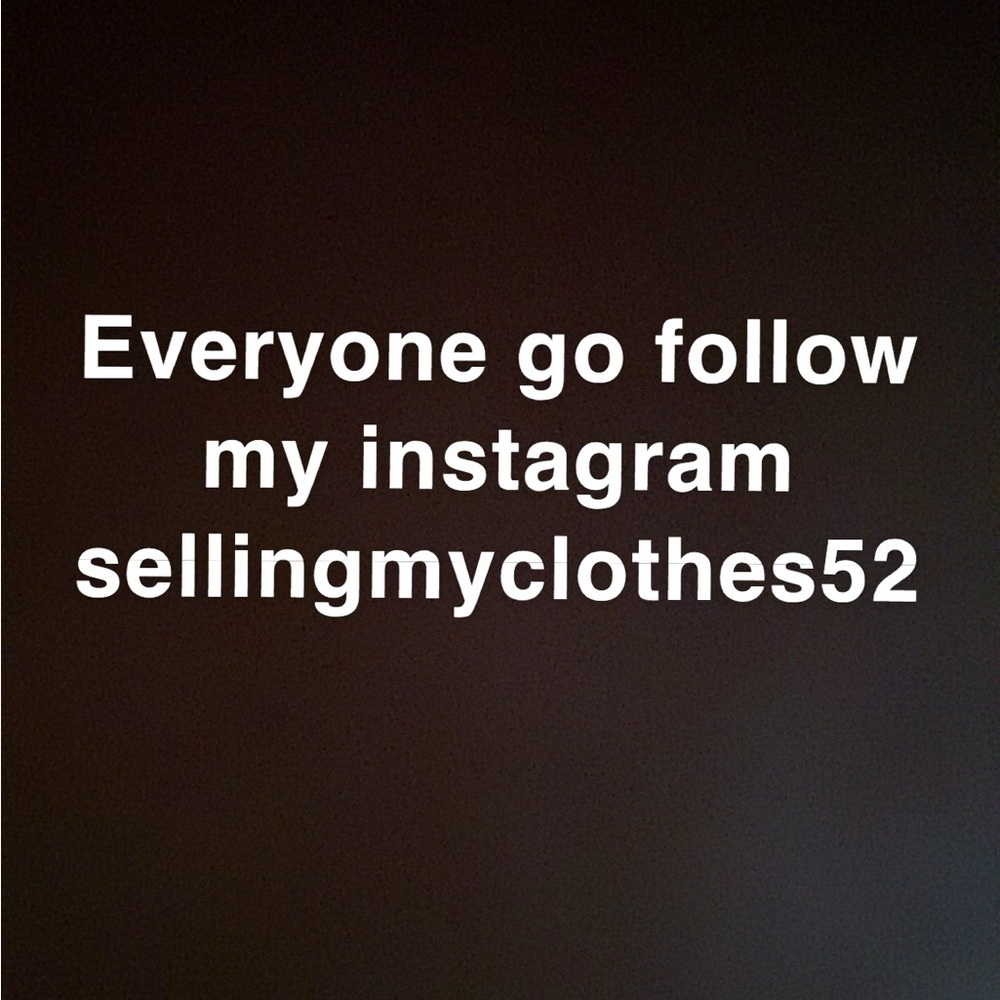 Everyone go follow please